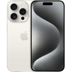 iPhone 15 Pro 256Go - Titane Blanc