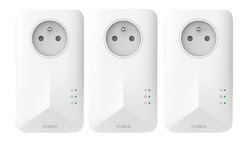 POWERL1000TRIFRV2 (1000Mbps) - Pack de 3-Seconde Vie-Très Bon Etat