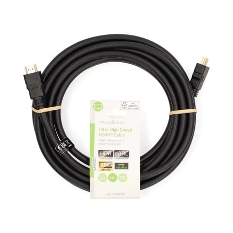 Nedis Câble HDMI HighSpeed mâle/mâle - 5m - Noir