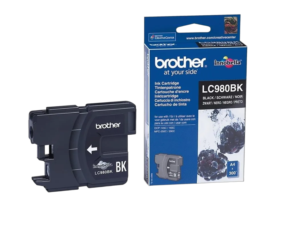Brother Cartouche LC980BK Noire — vue 1