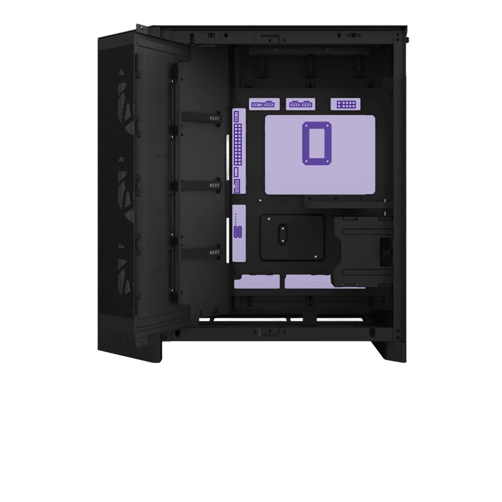 NZXT H9 Flow RGB+ Noir - MT/Sans Alim/E-ATX — vue 11