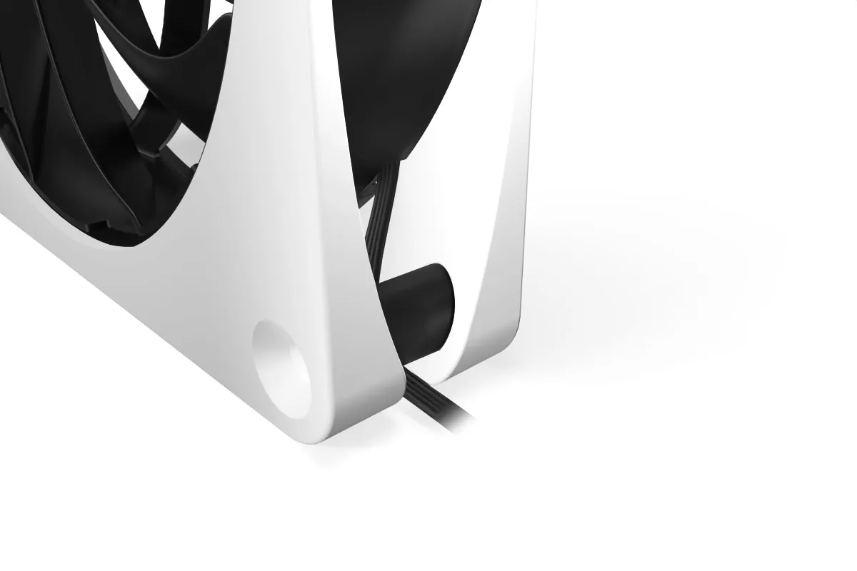Alphacool Apex Stealth Metal 120mm - 3000rpm Blanc — vue 3
