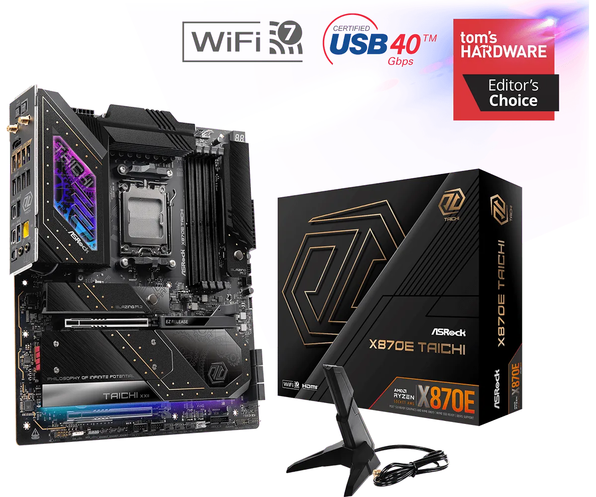 ASRock X870E TAICHI-Seconde Vie — vue 1