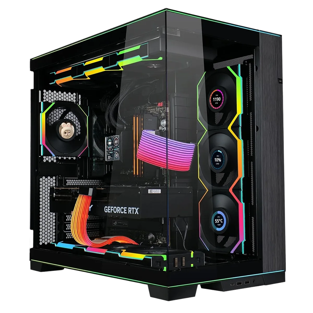 Lian-Li Strimer Wireless 24-Pin RGB MB Cable + Controller — vue 3