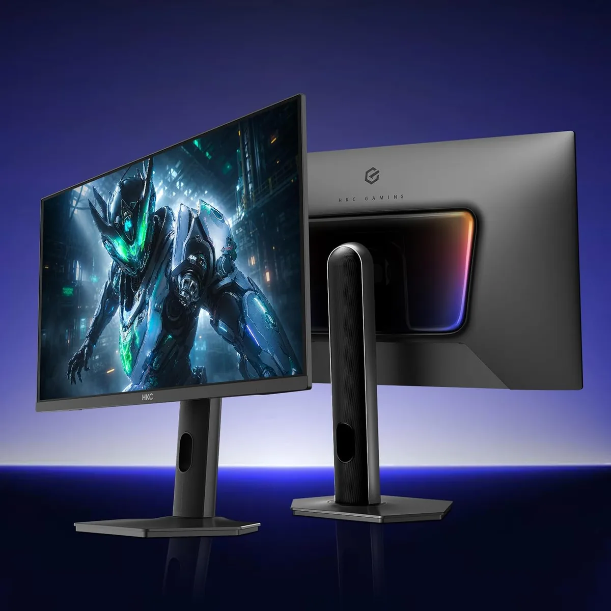 HKC GS27QES - 27" OLED QHD 360Hz 0,03ms Pivot Compatible G-Sync FreeSync — vue 2