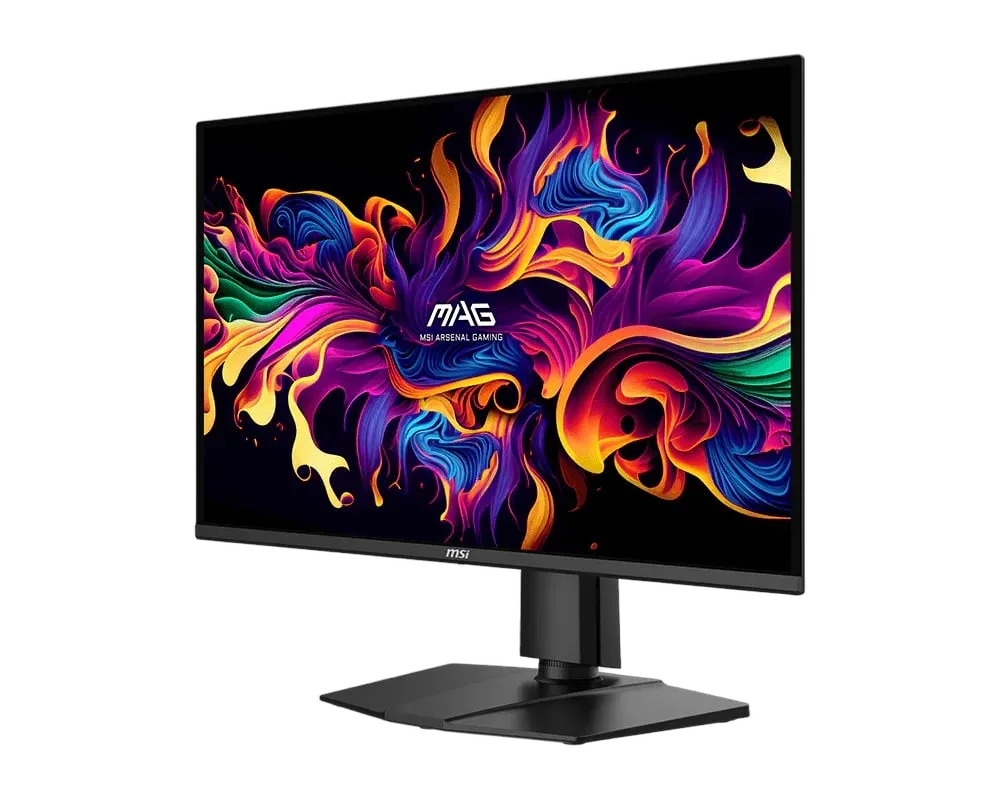 MSI MAG 274QP QD-OLED X24 - 26.5" QD-OLED QHD 240Hz Pivot G-Sync — vue 3