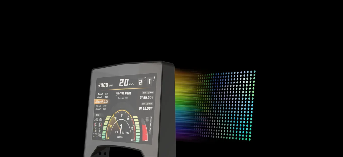 Moza Racing RM - Tableau de Bord Digital - RS05 — vue 3