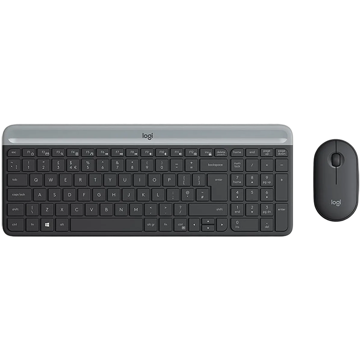 Logitech MK470 Graphite - Slim Wireless Combo — vue 1