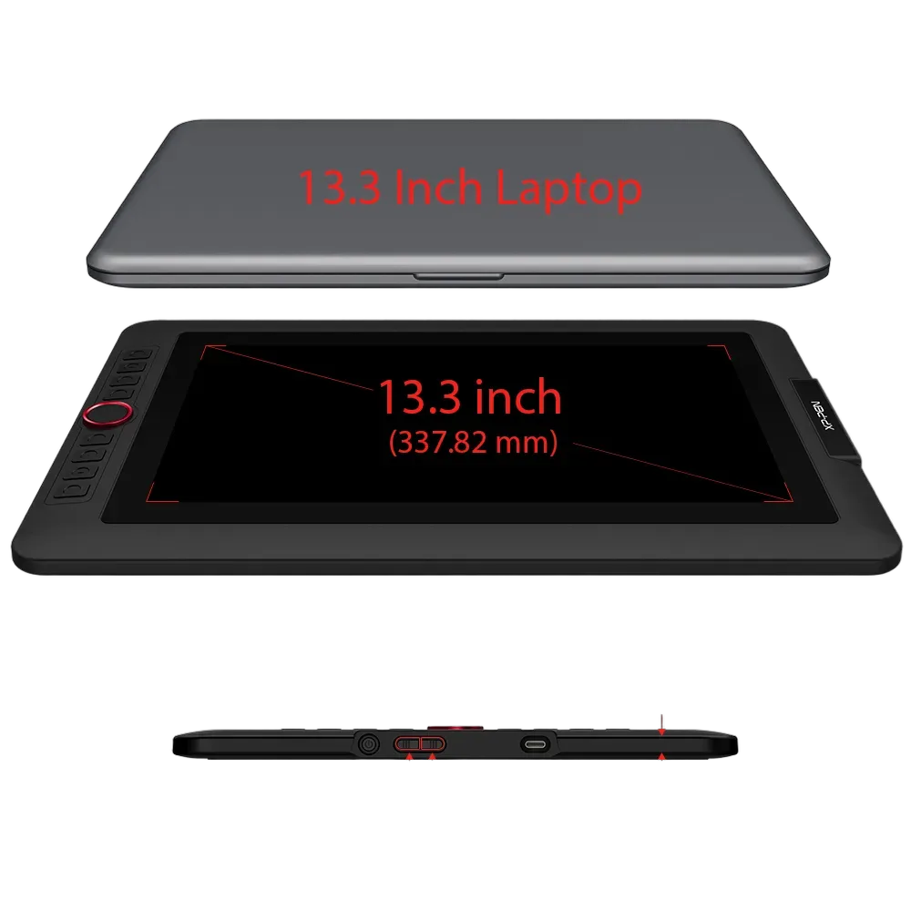 XPPEN Artist 13.3 Pro V2 - 5080LPI 13.3" Noir — vue 7
