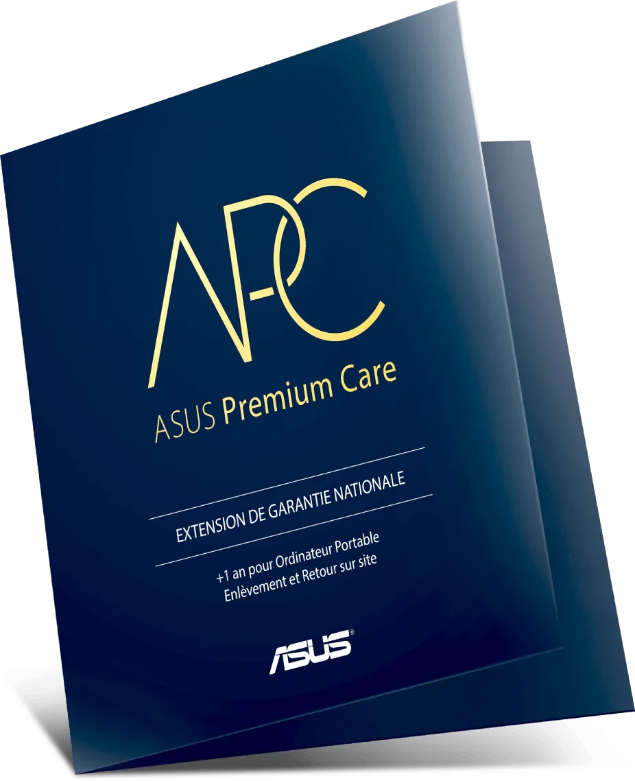ASUSCARE + 1 an soit 3 ans avec enlèvement J+1 Pour série NB/NX/NR, excepté ProArt Studiobook — vue 1