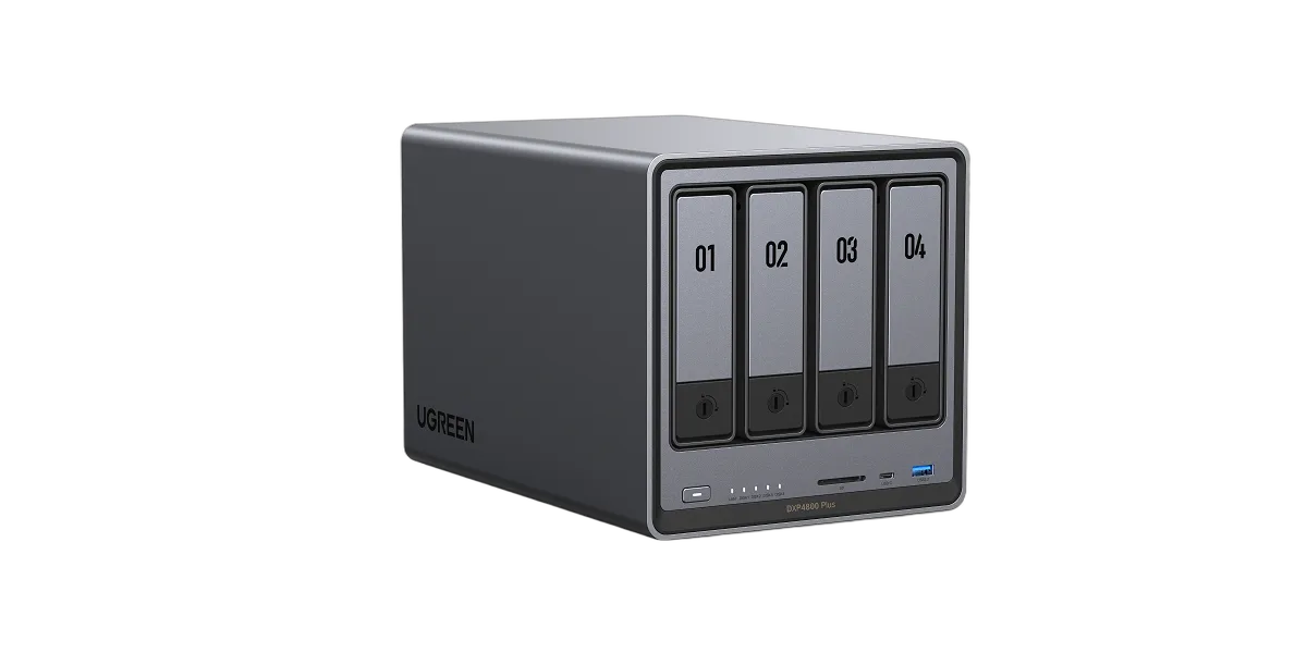 UGREEN DXP4800 Plus - 4 Baies avec 4 disques de 4To — vue 3