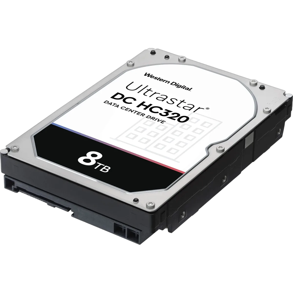 WD 8To SATA III 256Mo Ultrastar Data Center HC320 HUS728T8TALE6L4 — vue 2