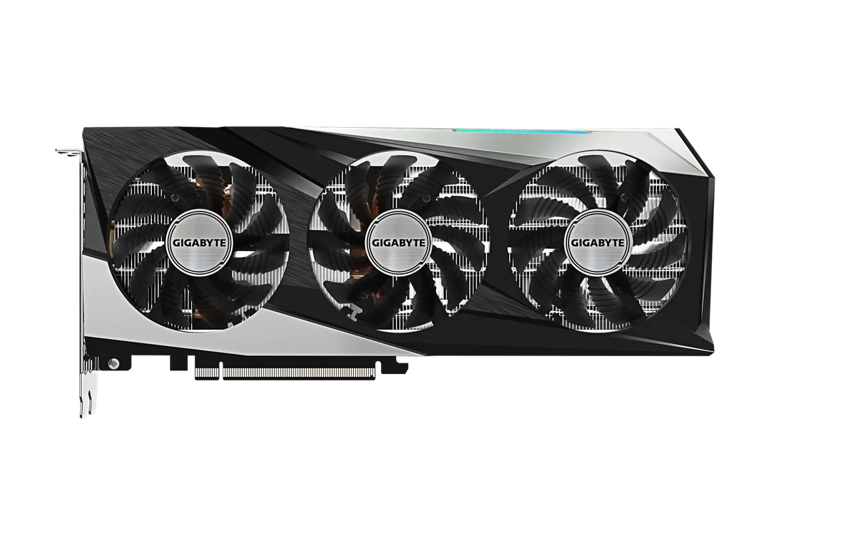 Gigabyte RADEON RX 7600 GAMING OC 8G — vue 3
