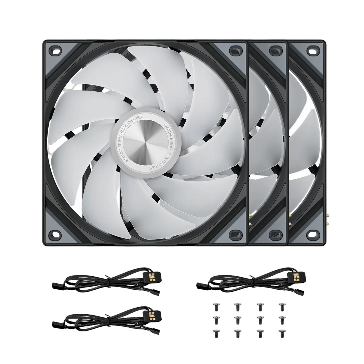 TRYX ROTA SL ARGB (Pack 3x120mm) - Noir — vue 6