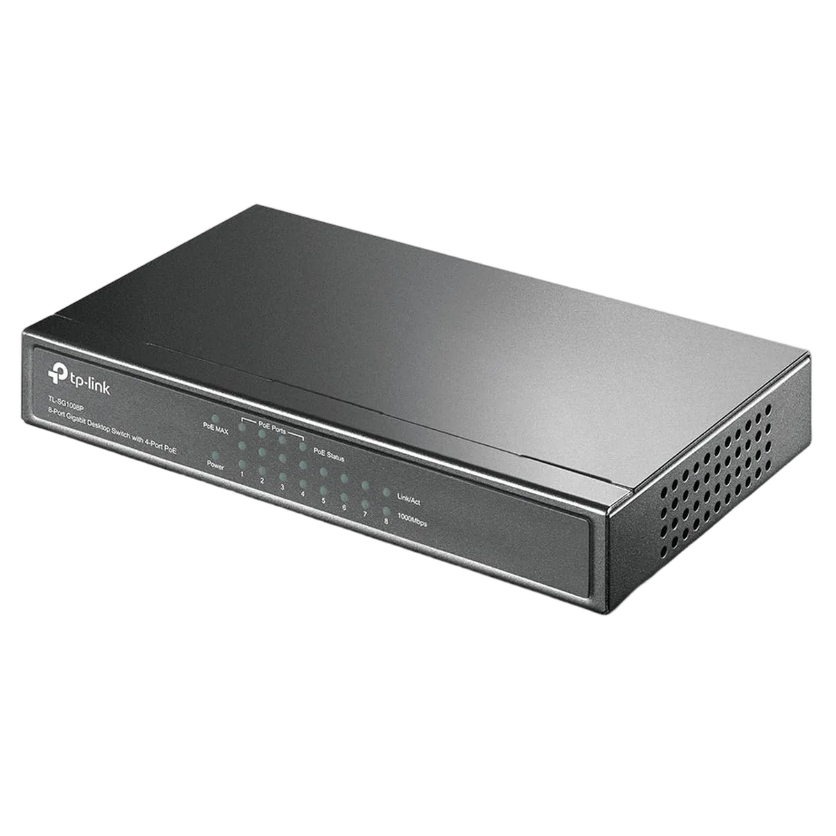 TP-Link 8 Ports 10/100/1000Mbps TL-SG1008P (4 POE) — vue 4
