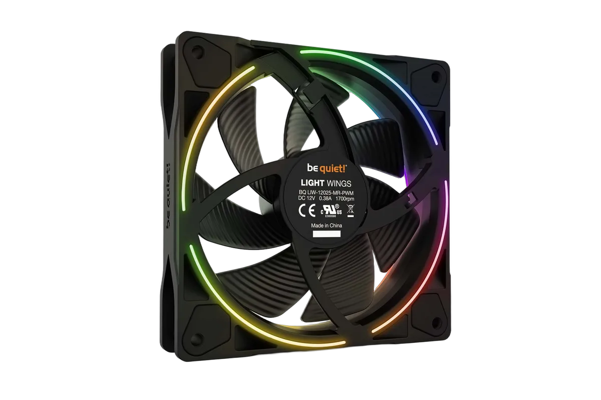 be quiet! Pack de 3 Light Wings 120mm PWM ARGB — vue 4