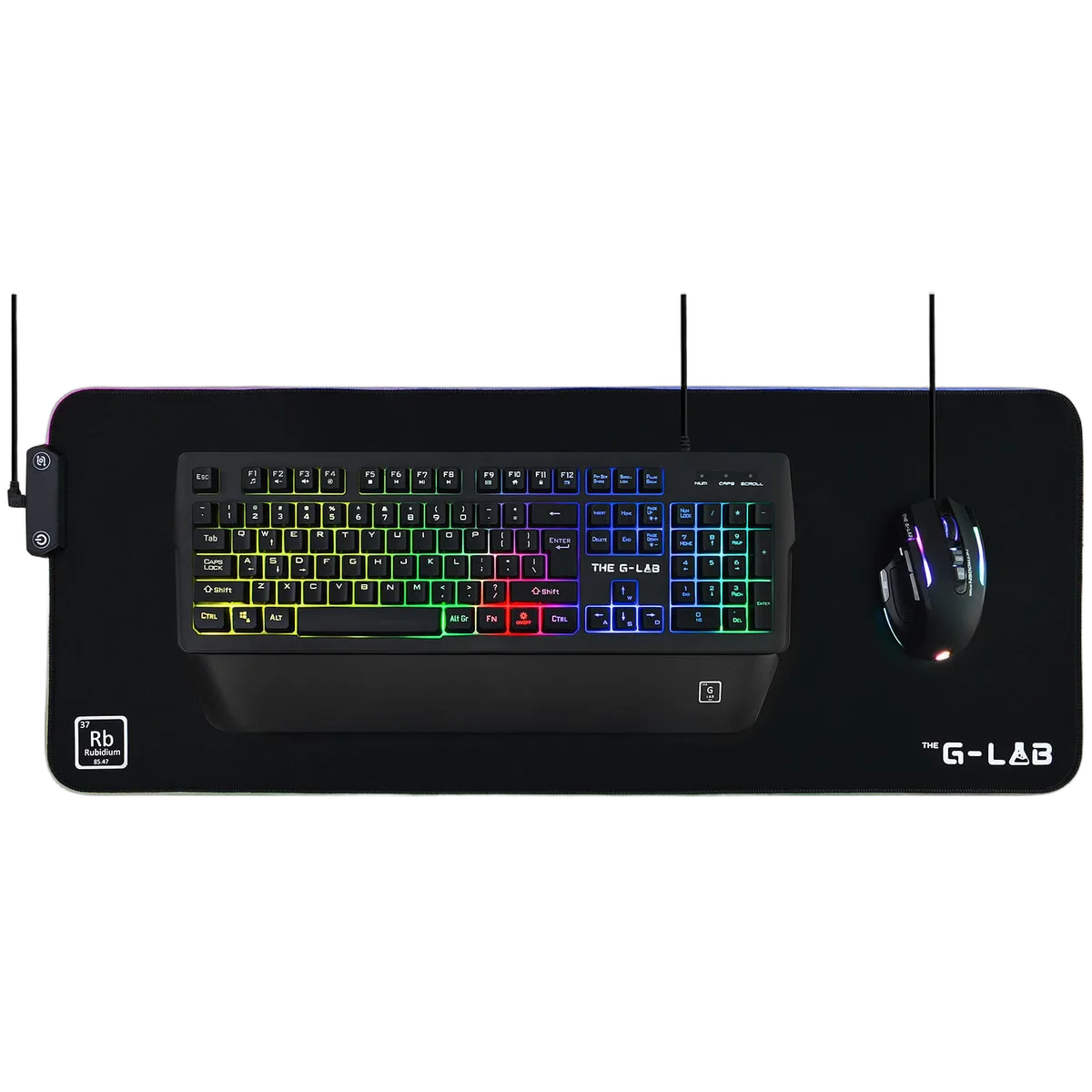 The G-LAB Pad Rubidium - XXL - RGB - Noir — vue 3
