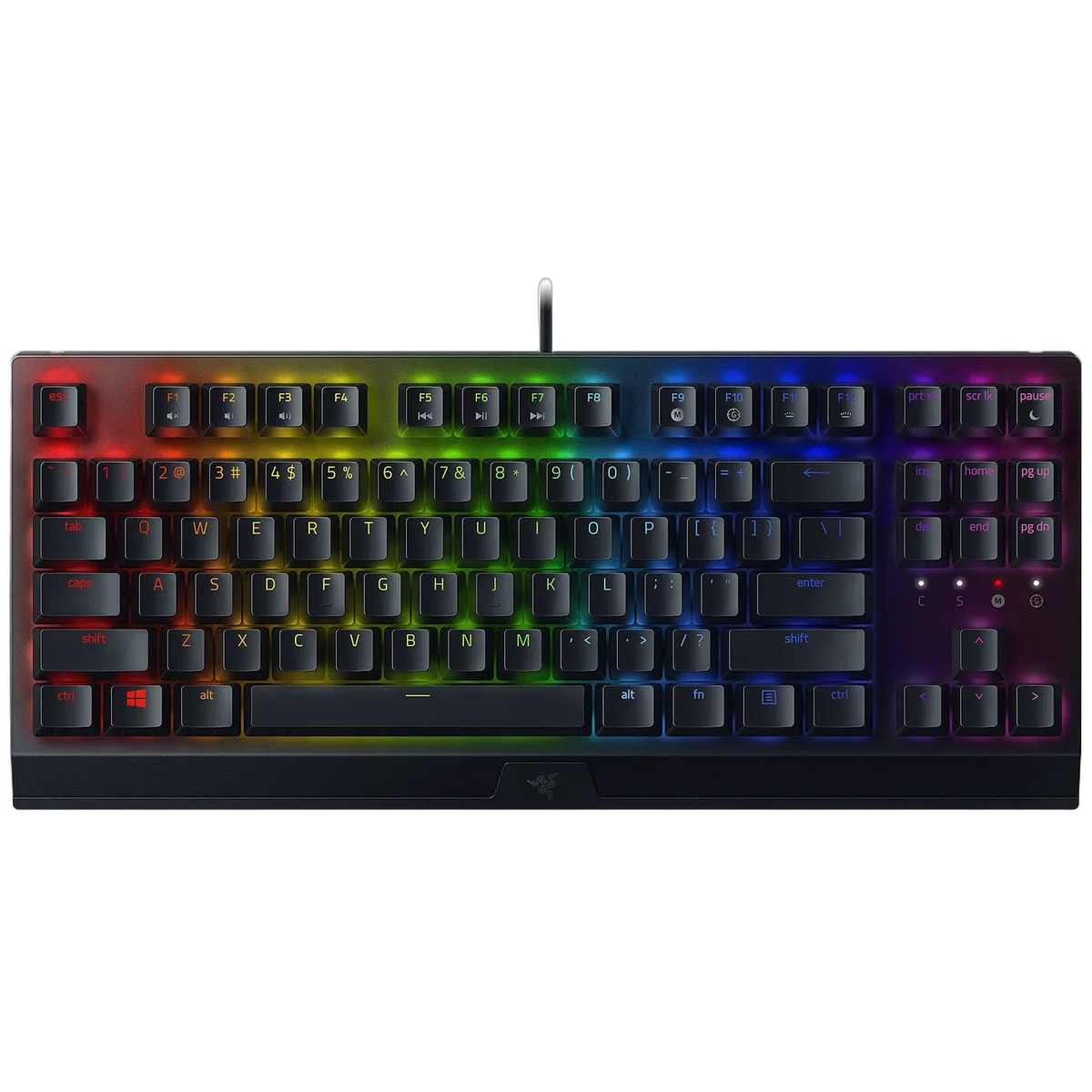 Razer BlackWidow V3 TKL - Mécanique (Switchs Verts) - Filaire - RGB - Noir — vue 1