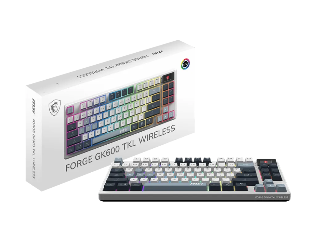 MSI FORGE GK600 TKL - Sans Fil - Sky-Seconde Vie — vue 5