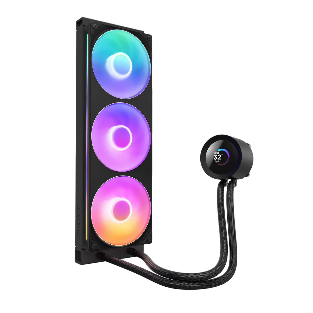 NZXT Kraken Plus 360 RGB - 360mm - Noir — vue 3