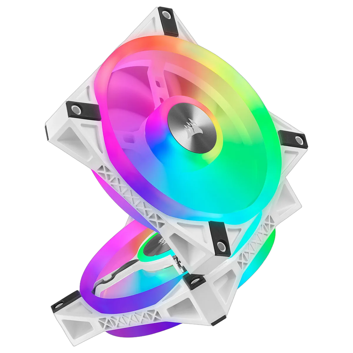 Corsair Kit de trois ventilateurs QL120 RGB Blancs 120mm - CO-9050104-WW — vue 5