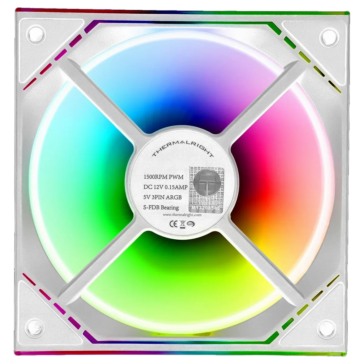 Thermalright TL-MW12-S - 120mm - Blanc — vue 5