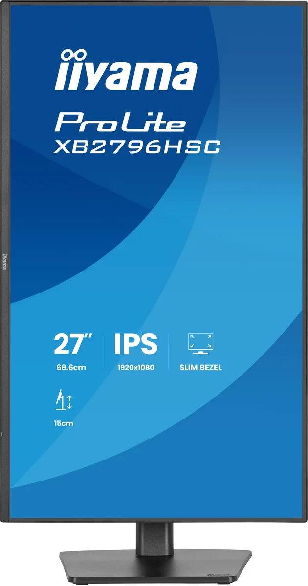 Iiyama Prolite XB2796HSC-B1 - 27" FHD 144Hz IPS Pivot USB-C PD 65W — vue 2