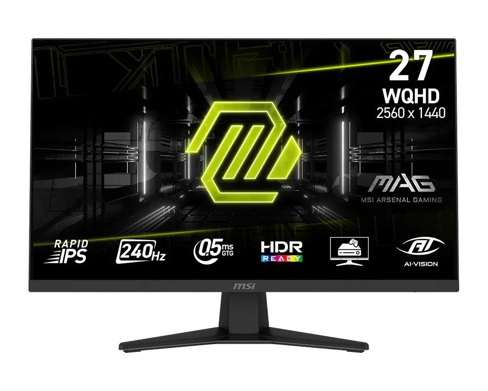 MSI MAG 274QF X24 - 27" QHD 240Hz Fast IPS 0.5ms FreeSync Premium — vue 1