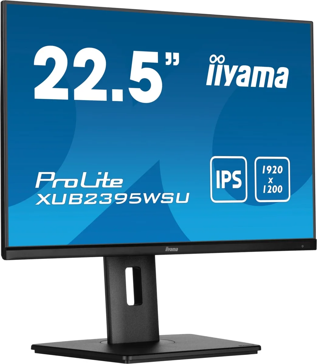 Iiyama PROLITE XUB2395WSU-B5 - 22.5" FHD+ 75Hz IPS 4ms Pivot — vue 3