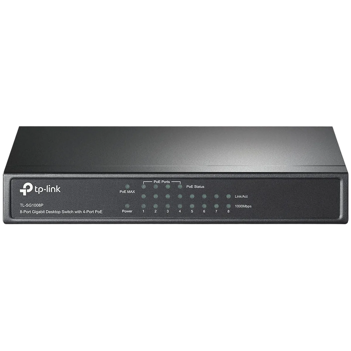 TP-Link 8 Ports 10/100/1000Mbps TL-SG1008P (4 POE) — vue 1