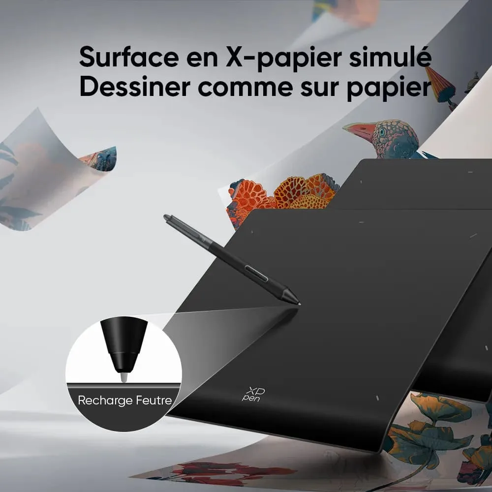 XPPEN Deco Pro MW Gen 2 MT0962B_ACK05 - 5080LPI 9" Noir — vue 5