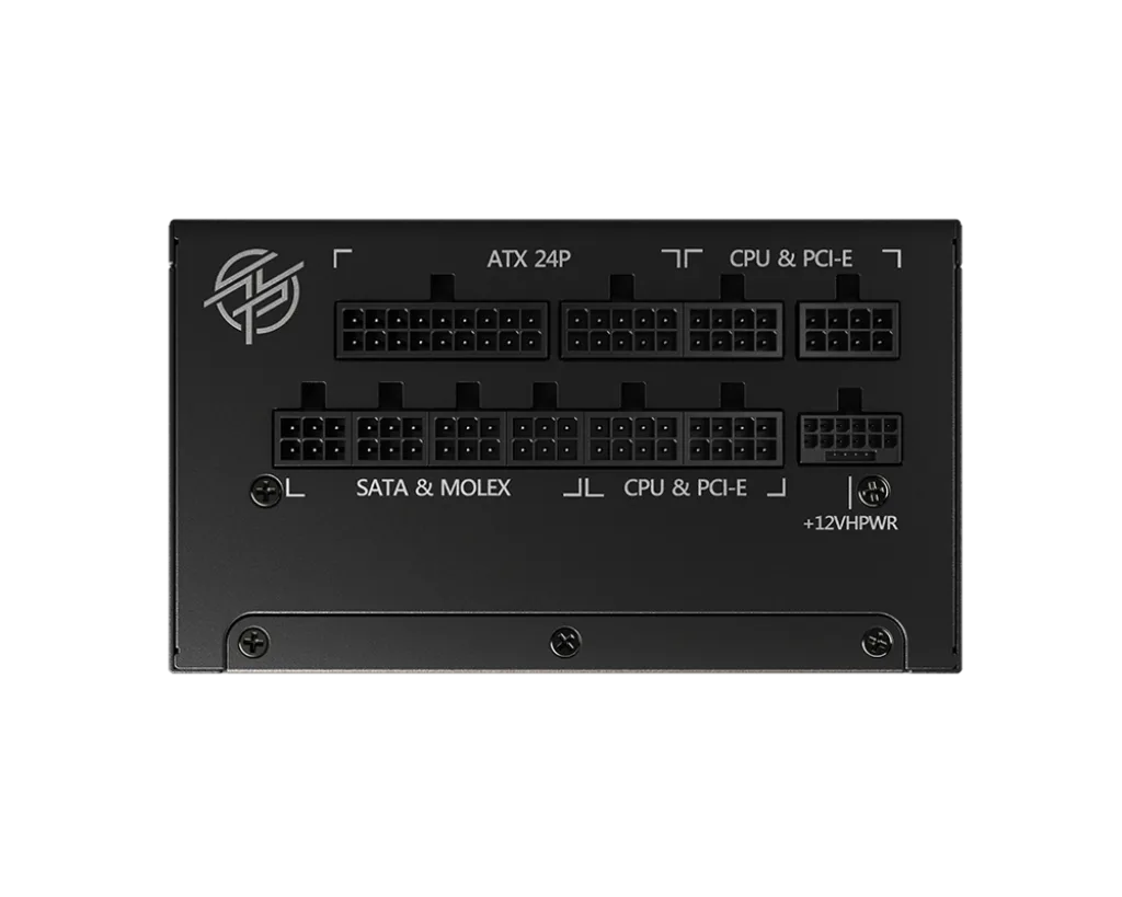 MSI ATX 850W - 80+ Gold - MPG A850GS PCIE5 Noir — vue 5