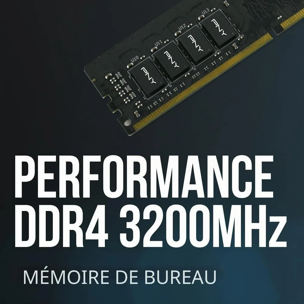 PNY Performance 8 Go DDR4 3200 MD8GSD43200 BULK — vue 4