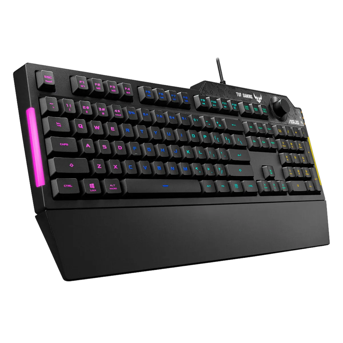 Asus TUF K1 - Membrane - Filaire - RGB - Noir — vue 4