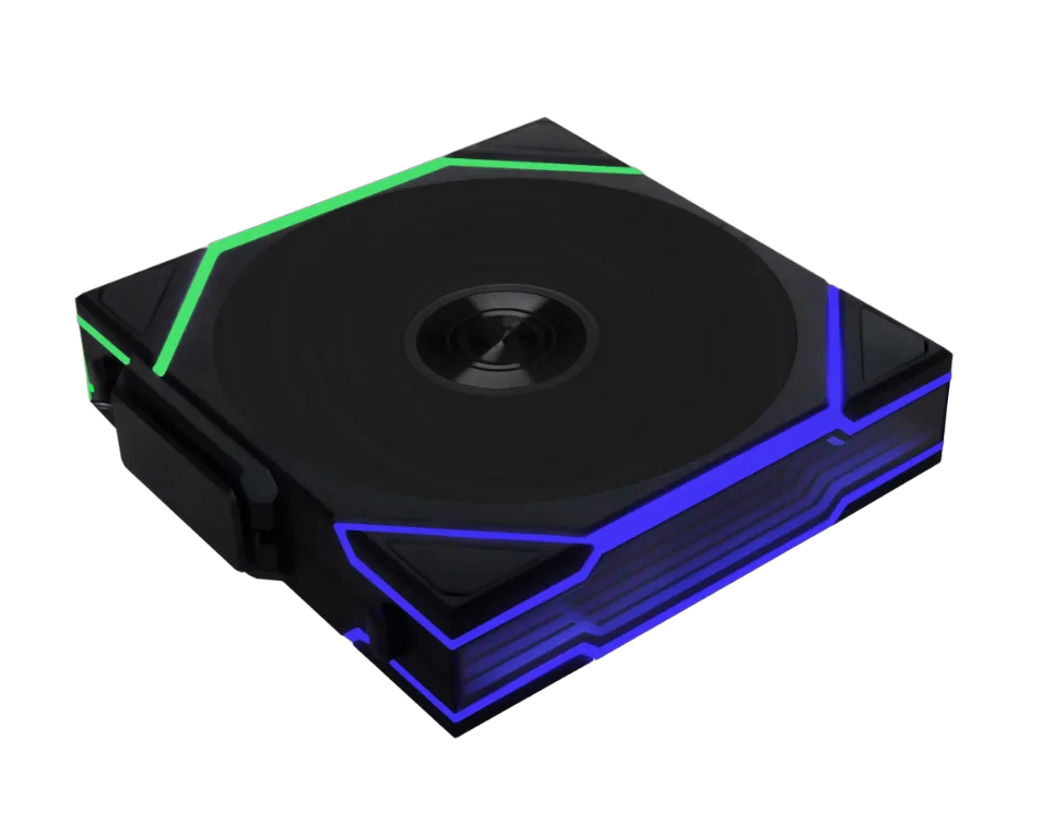 Lian-Li UNI FAN TL Sans fil ARGB PWM Reverse Blade - 120mm - Noir — vue 1