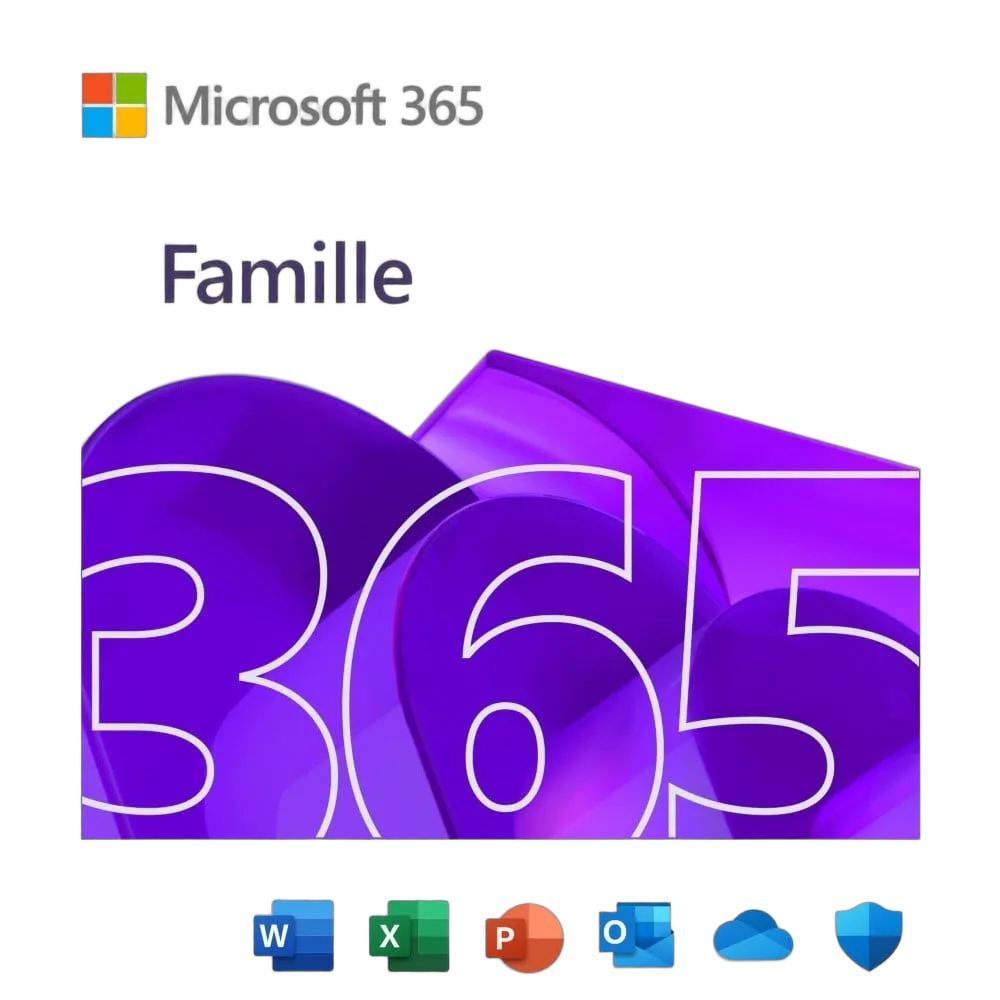 Microsoft 365 Famille - 1 an/ 6 personnes — vue 1