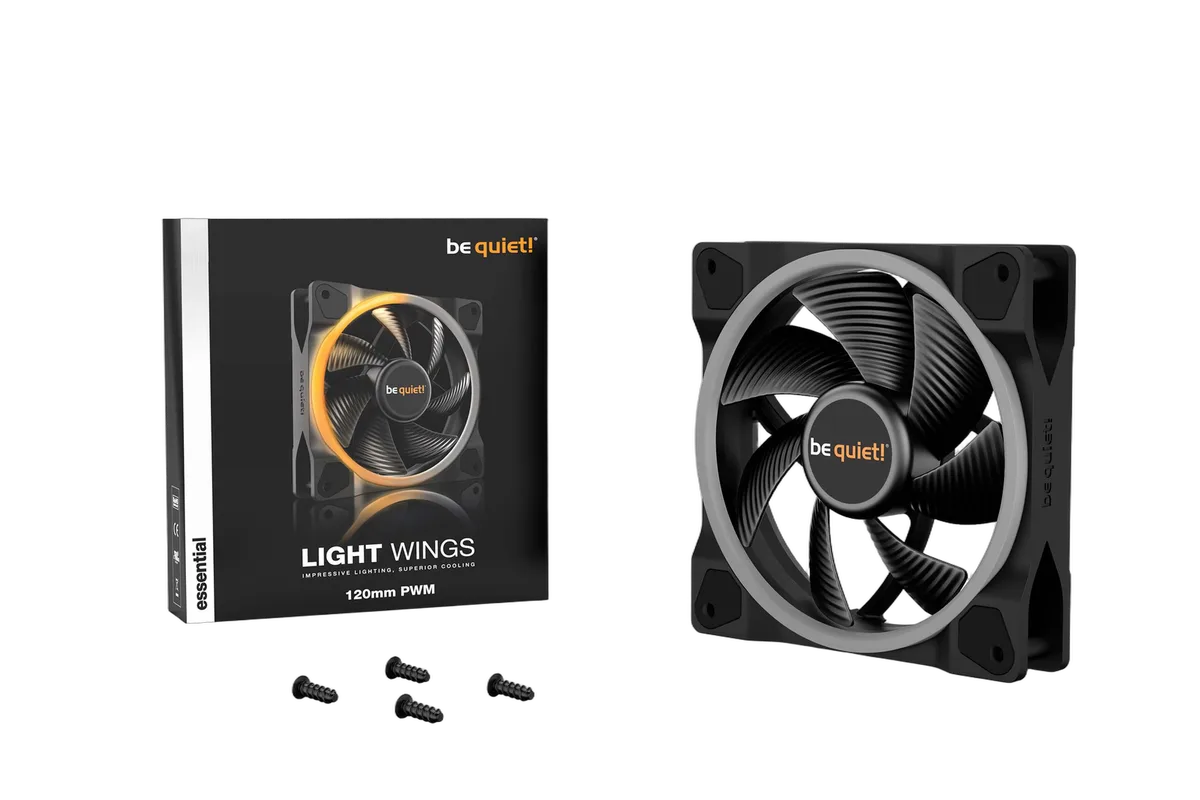 be quiet! Light Wings 120mm PWM ARGB — vue 3