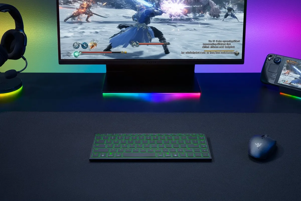 Razer Joro 75% - Mécanique - Bluetooth - RGB - Noir — vue 2