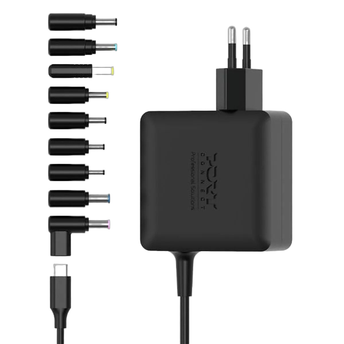 Port Alimentation secteur Universelle GaN 100W - USB-C - 9 embouts — vue 1