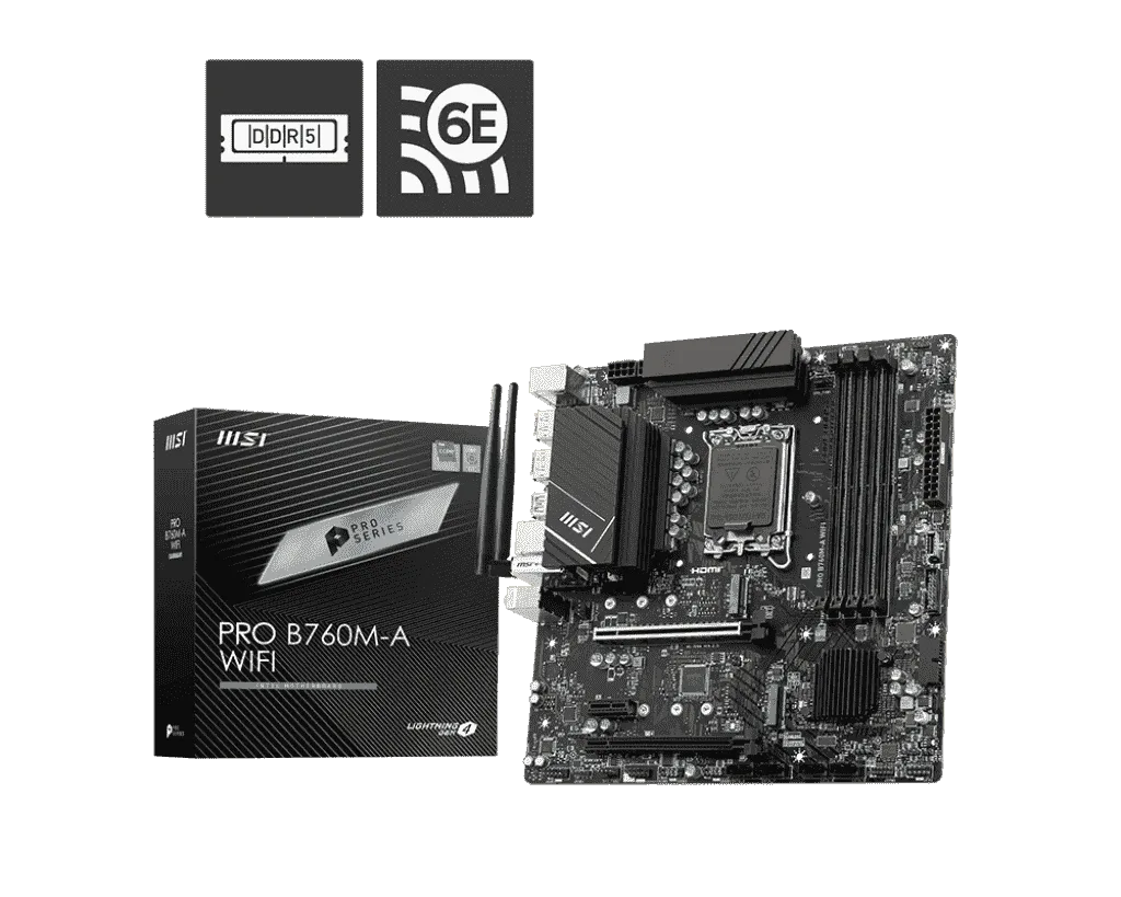 MSI PRO B760M-A WIFI-Seconde Vie — vue 1