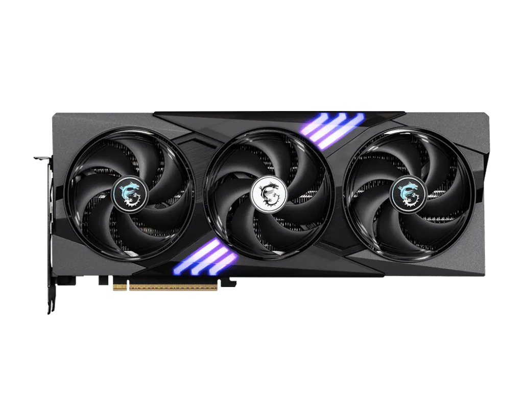MSI GeForce RTX 5070 Ti 16G GAMING TRIO OC — vue 2