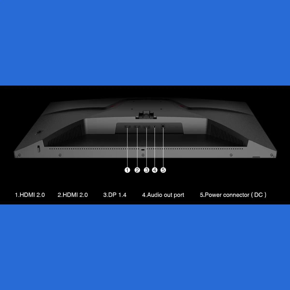 KOORUI GN01 - 27" FHD 165Hz VA 1ms HDMI DP Adaptive Sync — vue 4