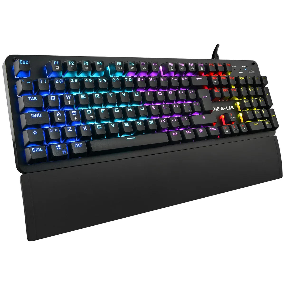 The G-LAB KEYZ CARBON-E - Mechanical Gaming Keyboard — vue 1