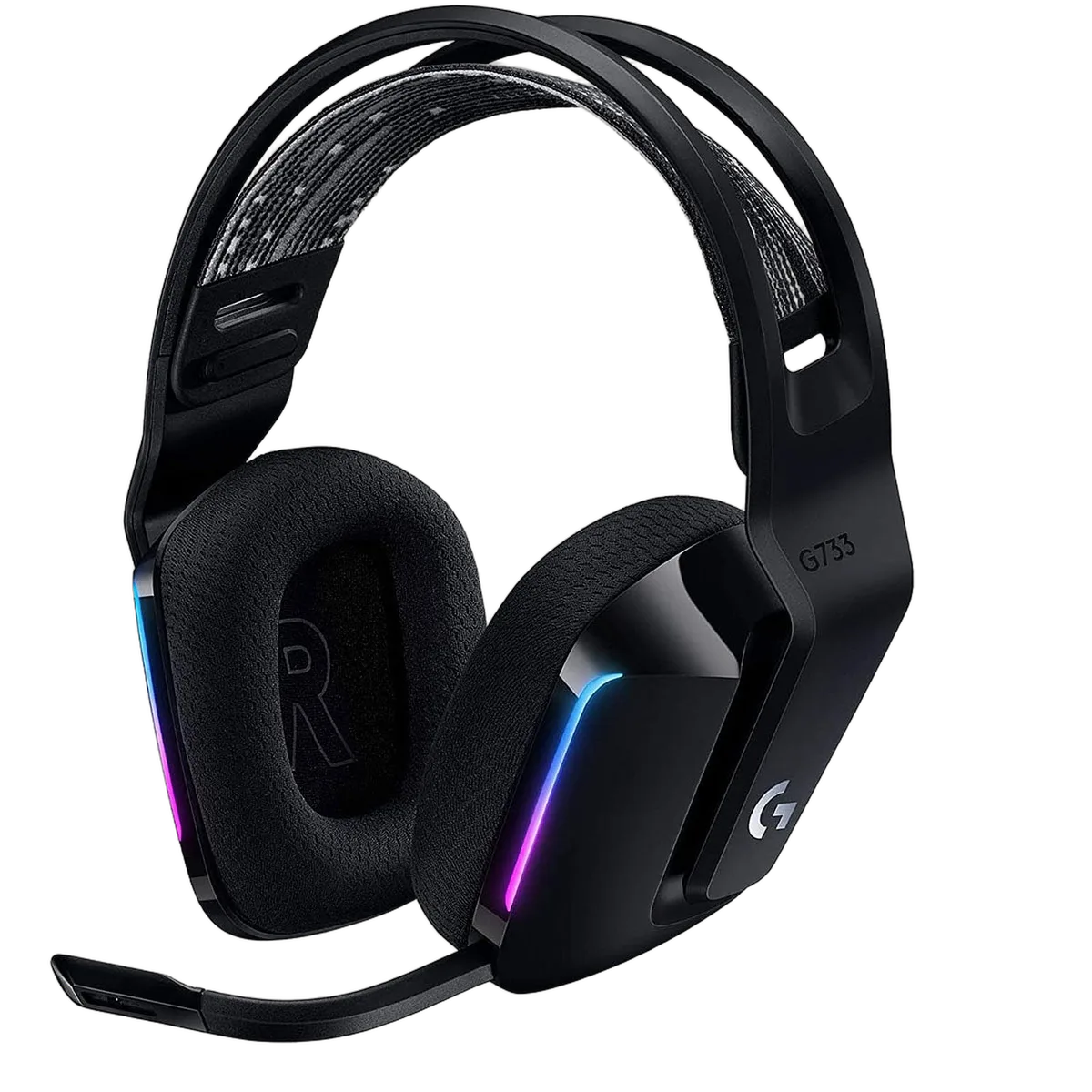 Logitech G733 Lightspeed - Sans-Fil - RGB - Noir — vue 1