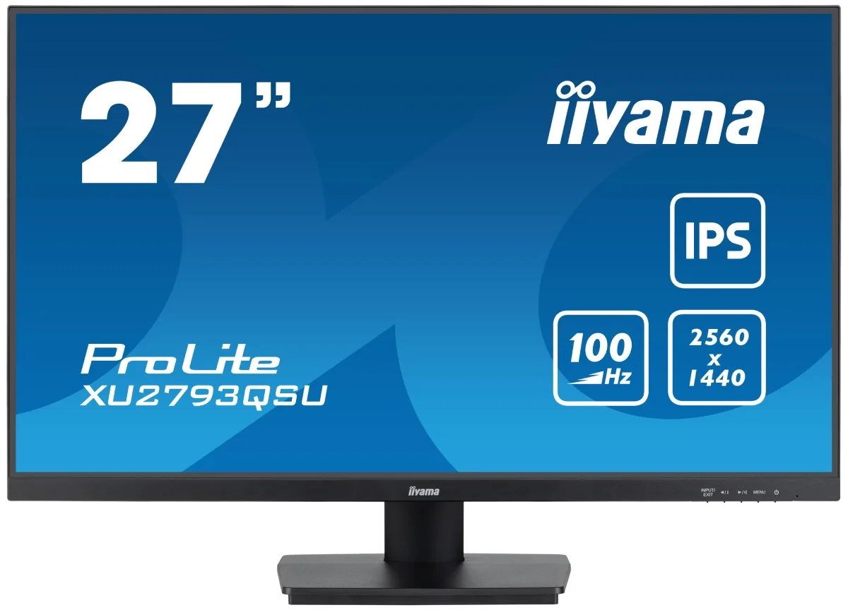 Iiyama PROLITE XU2793QSU-B6 - 27" QHD 100Hz IPS 1ms FreeSync — vue 1