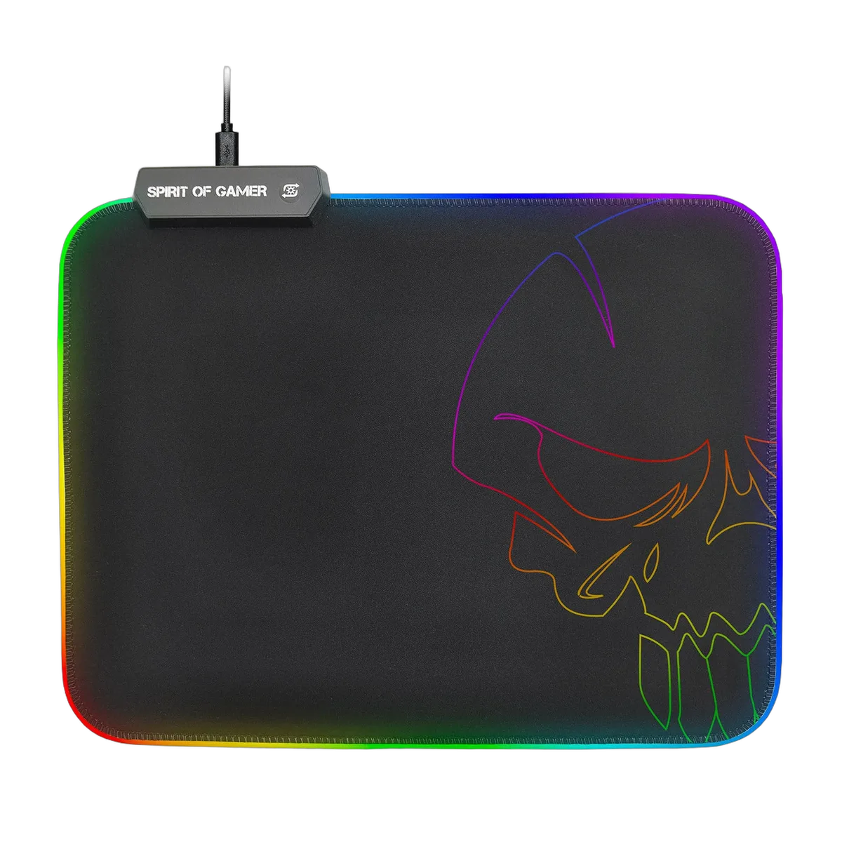 Spirit Of Gamer Skull - M - RGB - Noir — vue 1