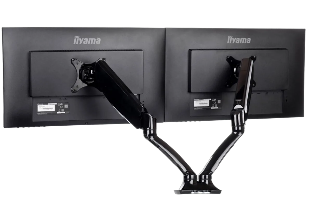 Iiyama DS3002C-B1 Bras pneumatique pour deux moniteurs bureautiques 27" max — vue 7