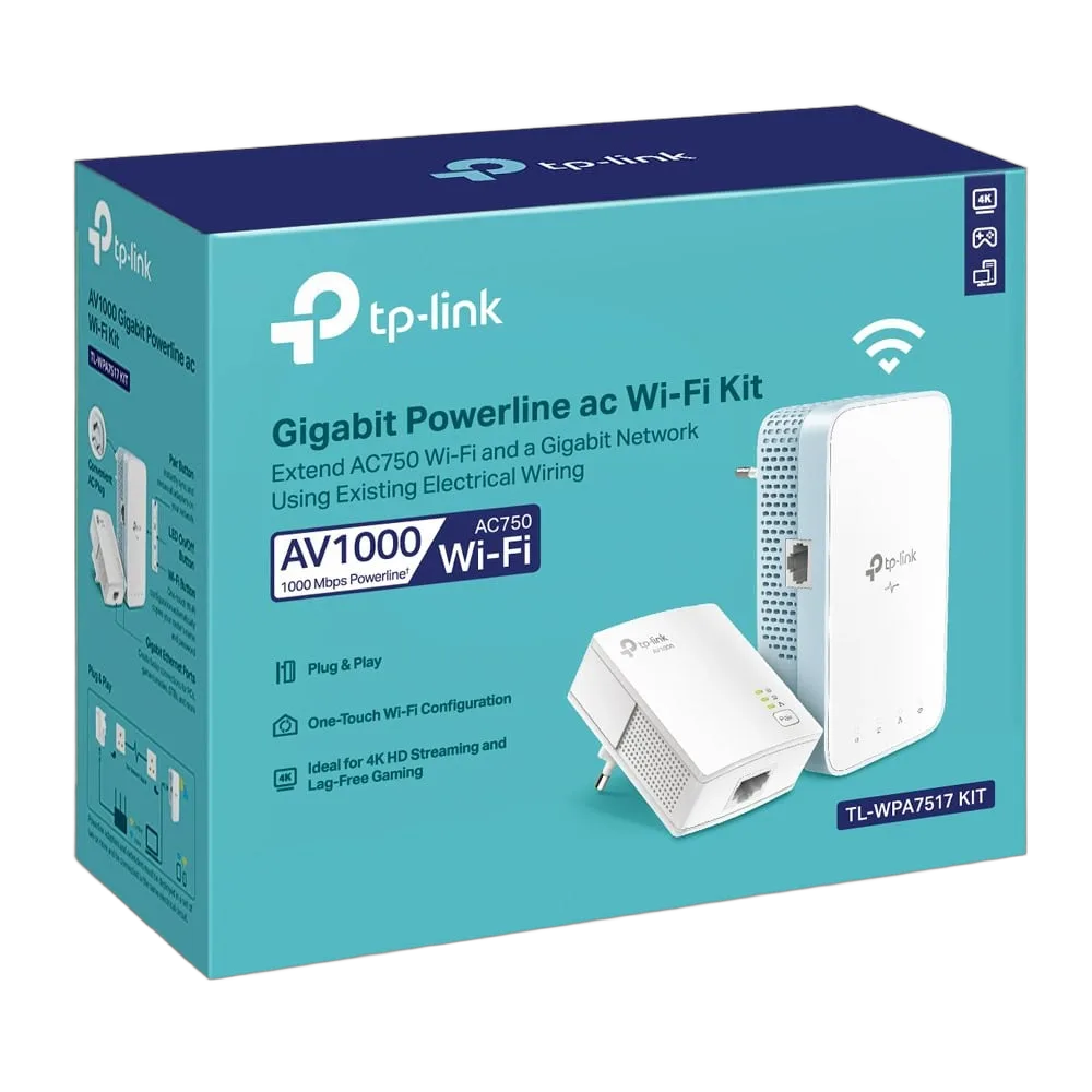TP-Link TL-WPA7517 KIT (1000Mb) WiFi AC - Pack de 2 — vue 5