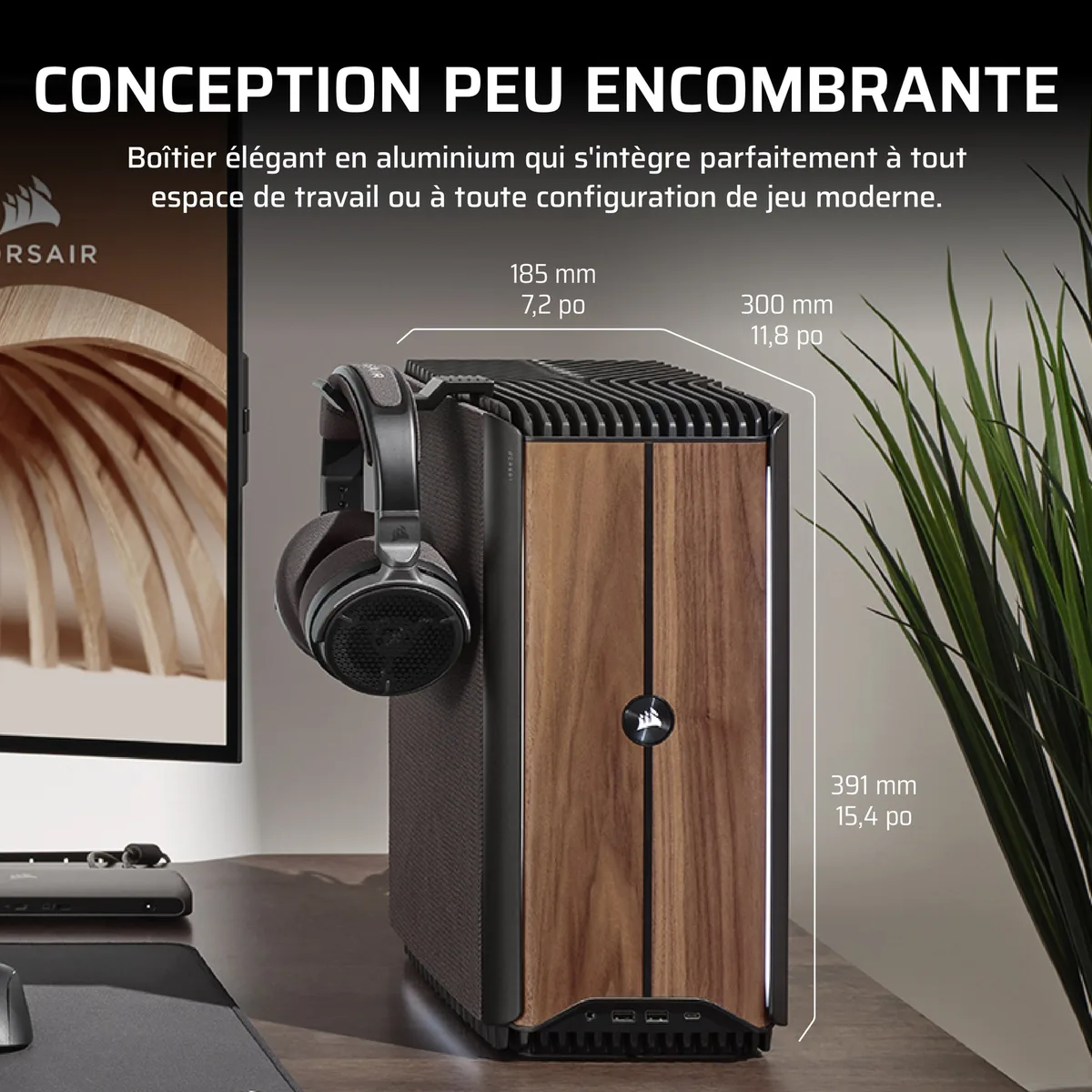 Corsair ONE i600 Metal Dark - Core Ultra 7 270K RTX 5070 32Go 1To W11 — vue 6