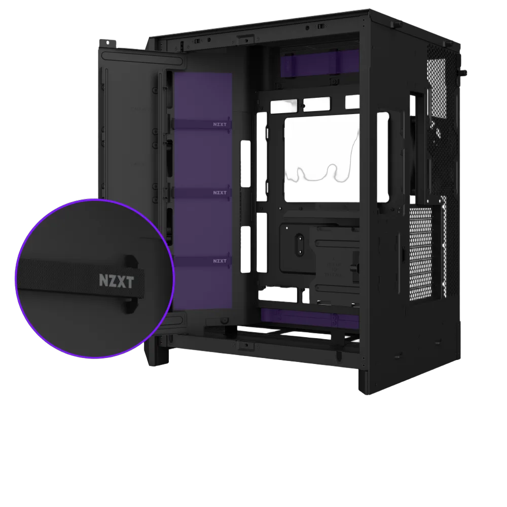 NZXT H9 Flow RGB Noir - MT/Sans Alim/E-ATX — vue 7